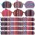 Tallew 48 Pcs Mexican Serape Mini Striped Coin Purses 4.5×3 Fiesta Party Favor Bags with Zipper Woven Fabric Piñata Gift