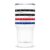 Tally Tumbler Golf Stainless Steel Tumbler, 30 oz with Leak Proof Lid, Double Wall Insulation, Score Keeping Counter (Red White Blue)