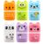 Tamaki 6 Pack Erasers for Kids, Cute Erasers with Cover and Roller