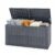 Tangkula 120 Gallon Waterproof Outdoor Storage Box with Lockable Lid