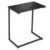 Tangkula C-Shaped End Table, Vintage Accent Couch Table with Heavy-Duty Metal Frame for Coffee/Snacks/Laptop, 26.5″ Side Table for Bed, Sofa, Armchair (1, Black)