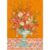 TangMosaic Puzzles for Adults 500 Pieces, Jigsaw Puzzle for Adults, Orange Floral Oil Painting Puzzles Game, Interlock Perfectly No Dust, Gifts for Parents