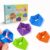 Tangting phoenix Sensory Fidget Toys Silicone Flip Cube 4-Pack