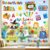 Tanlaby 9 Sheets Back to School Window Clings First Day of School Window Stickers Owl School Bus Ruler Pencil Crayon Decals for Classroom Playroom Nursery Decor Welcome Party Supplies