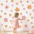 Tanlaby 9 Sheets Daisy Wall Decals Boho Flower Floral Wall Stickers