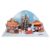 TaNoTool Christmas Town 3D Pop-Up Greeting Card – Handmade Paper Holiday Card with Santa, Tree & Carousel Scene, 6×8 Inches Pop Up Christmas Card for Kids, Family, Grandpa, Mom, Couples & All Ages