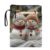 TAOLYUNI Padded Book Sleeve with Zipper & Front Pocket, Fabric Book Cover