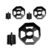 Tape Dispenser Replacement Core Set, 1″ and 3″ Plastic Tape Roll Insert, Black Tape Dispenser Core for Shop, Office, and School, Durable Spare Parts for Easy Tape Dispensing and Replacement