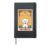 Tarot Card – Occult Magic Occultism Dog Maltese Hardcover Journal, Black