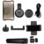 Tattoo Photography Light Kit, Rechargeable LED Light, 52 mm CPL Polarizing Lens, Smartphone Vertical Mount and Tripod, Photo Studio Lighting for Tattoo Artists, 5.9 x 5.9 x 2 in / 15 x 15 x 5 cm