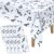 Tatuo 8 Pieces 108 x 54 Inch Music Themed Party Decorations Disposable Musical Notes Tablecloth Plastic Table Cover Birthday Jazz Rock Party Decoration Supplies