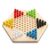 Tbest Chinese Checker Game Set Rubber Wood Checkers Strategy Board Game with Colorful Checkers for Family Entertainment Brain Training