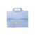 TBNLASS Student Organ Folder A4 File Bag Test Paper Storage Multi Layer Three-Dimensional(Blue)