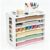 Tcatec 11X17 Construction Paper Organizer A3 PVC Scrapbook Storage Rack