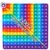 TDDTLA 12×12 Multiplication Table Digital P0PP Math Toy, Rainbow Dimple Fingertip Toy, Math Game (12×12 Right Angle Multiplication Table)