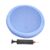 Tdoutop Balance Disc Thickened Yoga Mat Flat Balance Mat Stability Wobble Cushion Wiggle Seat Balance Disc Inflator Pump PVC Material Suitable for Office, Blue
