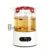 Tea Barrel Warmer Base with Wood Lid, Water Bucket Heating Holder(White,5L)