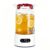 Tea Barrel Warmer Base with Wood Lid, Water Bucket Heating Holder(White,8L)