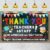Teacher Appreciation Banner Thank You Teachers Banner Teacher Staffs Appreciation Week Backdrop Hanging School Office Background Decorations Teachers Day (63 x 39.3″)
