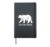 Teacher Bear Polar Bear Students School Kindergarten Hardcover Journal, Black
