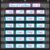 Teacher Created Resources Chalkboard Brights 7 Pocket Chart (20742), 28 x 28 in