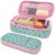 Teacher Created Resources Oh Happy Day Rainbows Pencil Case Multifunctional Large Capacity Bag Pouch Holder Organizer