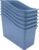 Teacher Created Resources Slate Blue Plastic Book Bin 6-Pack (TCR2088684)