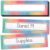 Teacher Created Resources Watercolor Flat Name Plates (TCR8969)