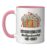 Teacher How Many Nights A Week Should You Be Reading Six Ceramic Mug, Pink/White