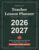 Teacher Lesson Planner 2026-2027: Weekly and Monthly Lesson Plan Book for Middle and High School Teachers | 48 Dated School Weeks, July 2026 to June … Assessment Overview, Parent Contact Log