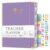 Teacher Planner 2026-2027, Jul 2026-Jun 2027 Academic Year, 8.5″ x 11″ Lesson Planner Book for Teachers Calendar, Spiral Bound Planners, Colorful Monthly Tabs, Hardcover, Corner Protectors – Purple