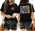 Teacher Shirt Women: Cool Teachers Club T-Shirt Teacher Letter Print Shirt Cute Teachers Gifts Tee Tops(Black, XX-Large)