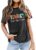 Teacher T Shirt for Women Teacher Graphic Tees Casual Inspirational Tops