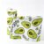 Tear Away Towels Microfiber Cleaning Cloth Roll9.8”x9.8”- 20 Pcs,Reusable Washable Rags,for Kitchen, Pet,Cars,Daily Use，Cartoon Avocado Print