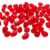 Teardrop Crystal Beads, 3 Size Vertical Hole Faceted Glass Teardrop Beads(Red,8×12 55pcs)