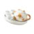 Tea Service Accessories Set with Cats Theme, Caramel white
