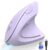 TECKNET Ergonomic Mouse, Rechargeable 2.4G+Bluetooth Vertical Mice 6 DPI Adjustable, Wireless Optical Carpal Tunnel Mouse Right Hand, Multi Device for Laptop, PC, Computer, MacBook – Light Purple