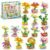 Tecnobicho 12-in-1 Flower Building Set, Botanical Collection Floral Decor Kit, Creative STEM Toy Christmas Birthday Easter Gift for Kids Girls Boys 6+ Years Old