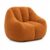 Teddy Bean Bag Chair with Memory Foam and Supportive Armrests (Yellow)