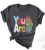 Teeglow Teacher T Shirts for Women Tops Teacher Tshirts Shirts for Women, You are Kind Teacher Letter Print Graphic Tees for Women, Preschool Teacher Shirts Elementary School Grey