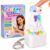 TEERAVD Keyboard Fidget Frog Keychain with Sound Cat Clicker Keycaps Seagull Mine Button Key Duck Toy Clicky Animal Creamy Mini Light (Cat)