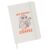 TeesAndTankYou No Drama Just Coffee Cat 5″ x 7″ Hardbound Soft Touch Notebook Journal (Ruled, 80 Pages) White