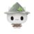 TeeTurtle Cloudheads Mystic Moon Fern 5-Inch Stuffed Animal with Embroidered Details – Soft Cuddly Plush Toys for Kids, Teens, and Adults