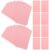 TEHAUX 100pcs Blank Message Cards Paper Note Supply Multi-function Lightweight Portable Easy to Write Pink Cards for Daily Use and DIY Graffiti