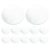 TEHAUX 12pcs Glass Lab Watch Dish, 4.7″/120mm Thicken Sample Cover Dish