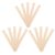 TEHAUX 15pcs Wooden Paint Stir Sticks for Mixing Paint and Epoxy, Flat Khaki Wood Stirring Paddles Smooth Splinterless Texture, for DIY Crafting and Painting Projects
