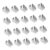 TEHAUX 30pcs Metal Cabinet Support Pegs for Office Shelving Units, Iron Shelf Clips with Polished Edges, Easy Installation and Tool-Free Adjustment, Space Efficient Bracket Supports