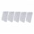 TEHAUX 5pcs Double-Sided Small Dry Erase Board with Ruled and Blank Sides, 9×12 Inch High Density Board for Students and Teachers, Easy Erase and Rewrite, for Classroom and Office Use