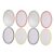 TEHAUX 8pcs Reusable Dry Erase Magnetic Labels for Whiteboards with Residue-Free Changing and Coated Paper PVC Soft Magnet Material, for Pantry Organization and Shelving in Classrooms