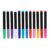 TEHAUX LED Fine Board PC 12pcs Fluorescent Erasable Writing Marker Tip